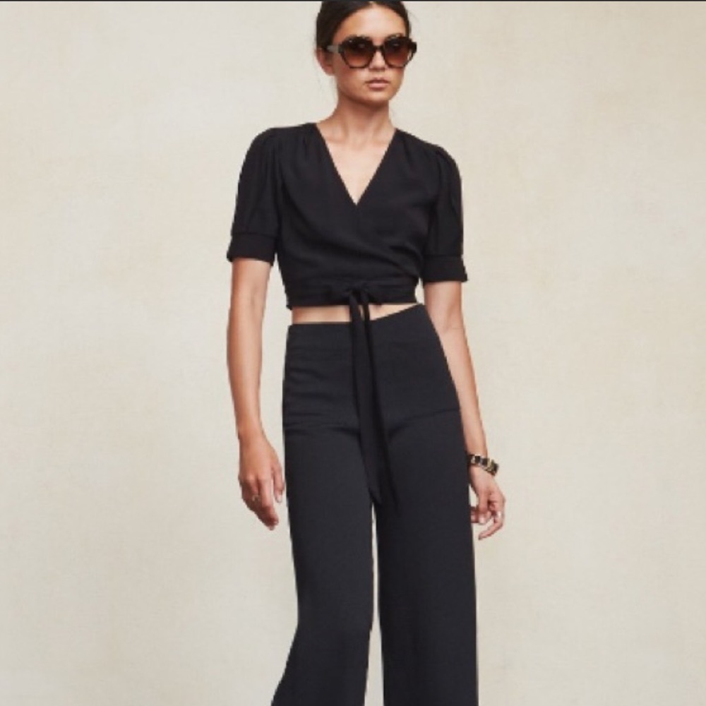Reformation Potion Top in Black